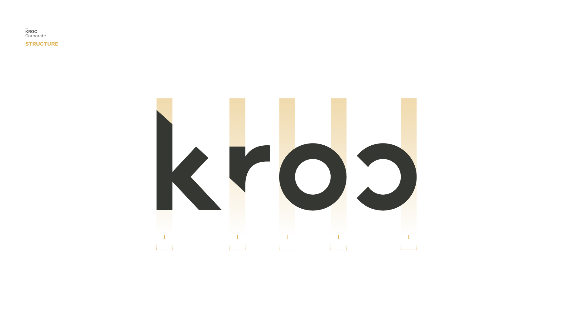kroc Corporate Design – Logo Aufbau Breiten